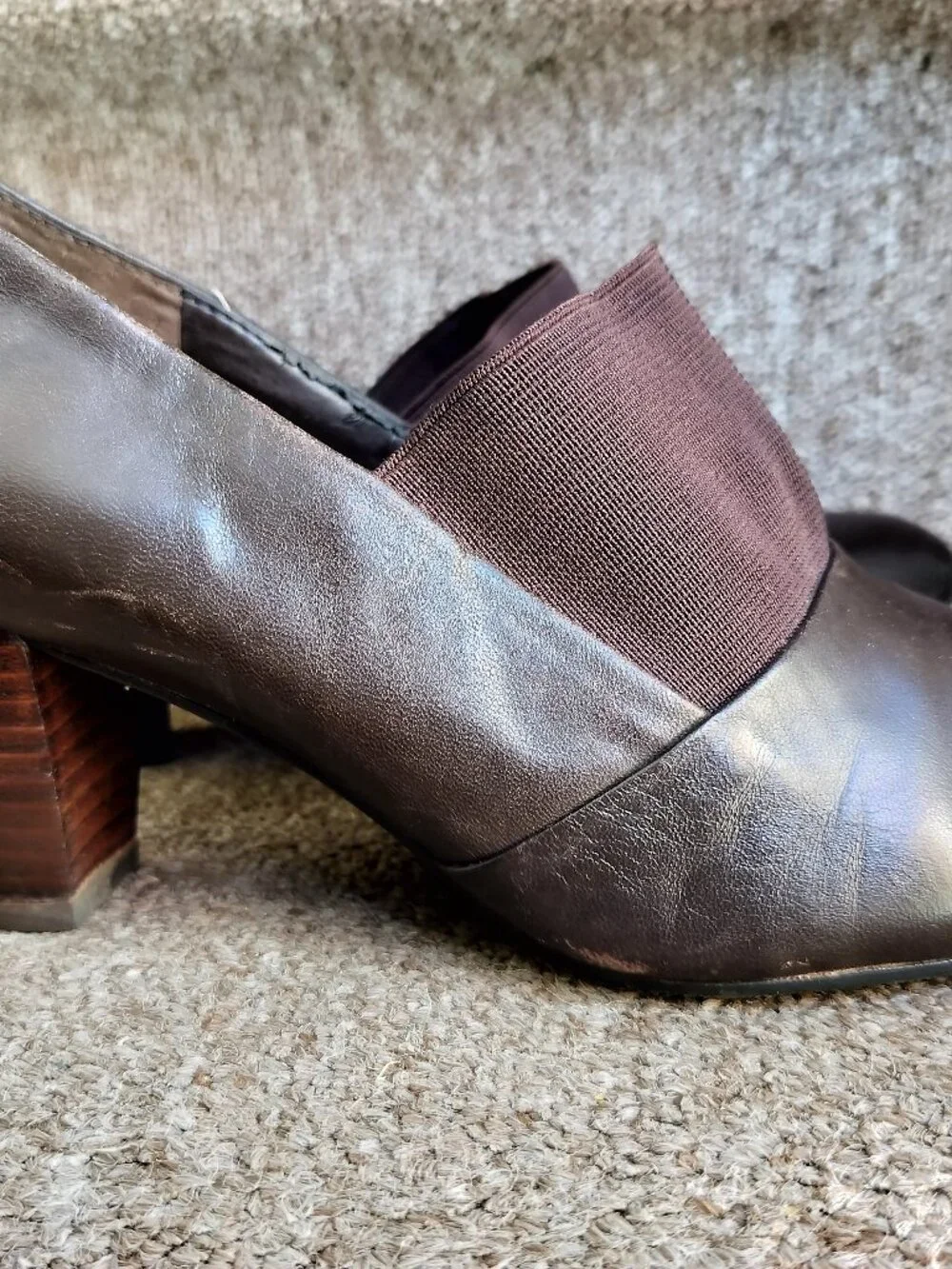 Brown easyspirit women's heeled shoes